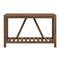 Walker Edison Reclaimed Barnwood Rustic A-Frame Entry Table